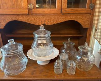 Glass Storage Jar Lot