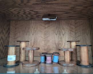 Antique and Decor Thread Spool Lot