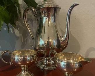 Sterling tea set, 3 pcs.