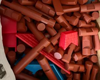 plastic lincoln logs