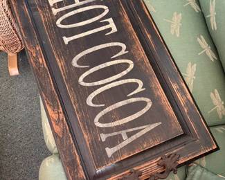 Hot cocoa tray