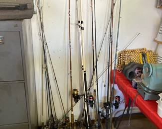 fishing poles