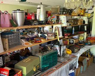 fishing, hardware tools, kitchen, chandeleir