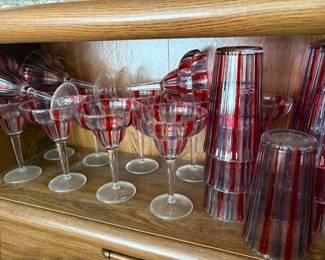 plastic drink set