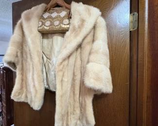 coat and purse