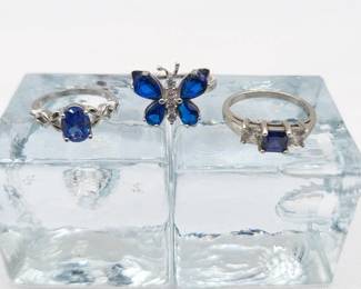 2K66Blue925Rings