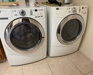 Washer and dryer