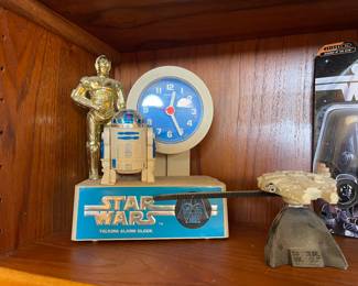 Star Wars clock