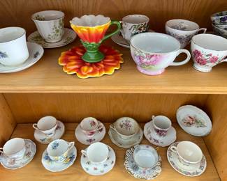 Tea cup collection