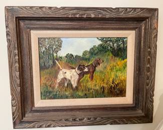 Dog painting