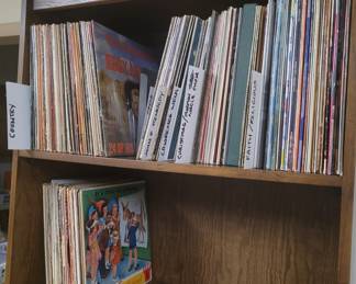 Some of the Hundreds of LP Records from 70's, 60's, 50's and earlier