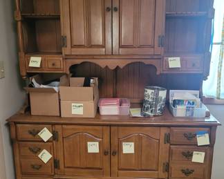 Very Nice Hutch with many drawers and storage areas.