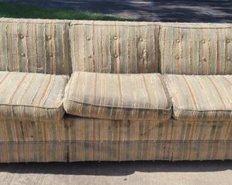 Full Size Sofa on Casters