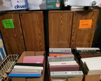 DVD/VHS Cabinets, 3 Ring Binders