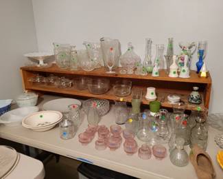 Lots of nice glassware