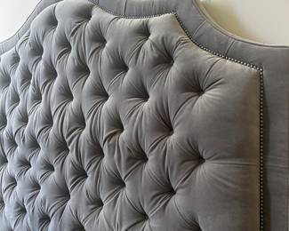 King size headboard, boxspring and mattress priced separately