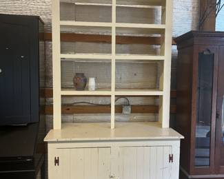 (Barn)
vintage store hutch cabinet, about 9’ tall
