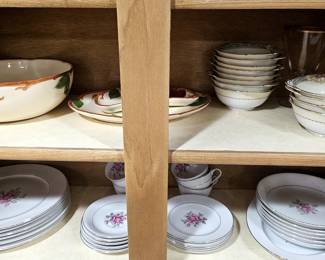Lots of pretty china
