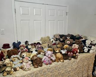 Huge collection of teddy bears