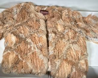 525 America Real Fur Coat | Made of very soft rabbit fur, of small/petite size - h. 20.5 in