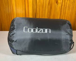 Coolzon Lightweight Backpacking Sleeping Bag | Waterproof and warm, all-season sleeping bag for camping. - h. 9 x l. 14 x d. 7.4 in (in bag)