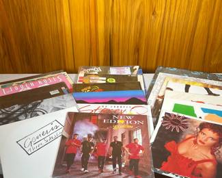 (20pc) Records Including Sheena Easton, Genesis And More | Vinyl record albums including Paula Abdul, Stacy Q, Book of Love, and Expose among the collection. - w. 12.5 x l. 12.5 in