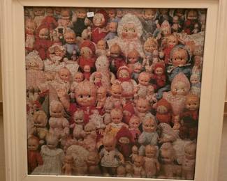 Creepy doll puzzle picture