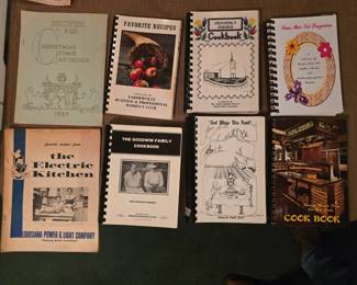 Local Cookbooks from Union Parish and LP&L