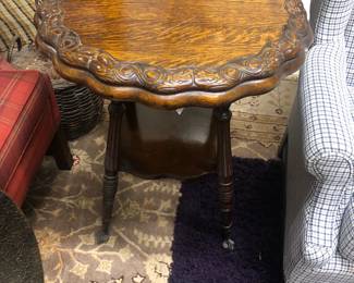 antique end table