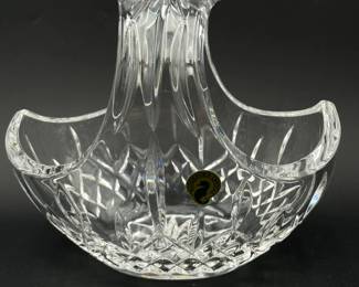 Signed Waterford Crystal Basket in Original Box