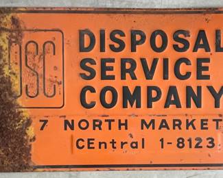 Metal Disposal Service Co. Advertising Sign