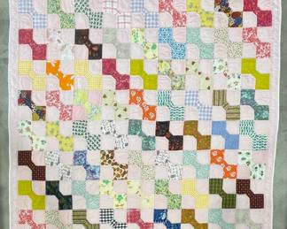 Hand Stitched Bow Tie Quilt