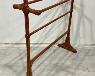 Pine Turned Wooden Quilt Rack