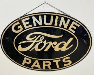 Genuine Ford Parts Sign