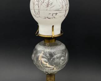 Atterbury Sandwich Glass Lamp