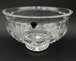 Signed Waterford Crystal "Killarney" Bowl with Box