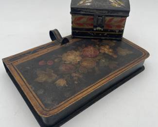 Early Toleware Document Boxes