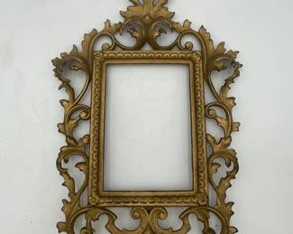 Ornate Bronzetone Cast Iron Frame