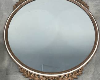 Large Gold Leaf Wall Mirror