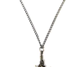 silver necklace