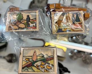 Vintage match boxes