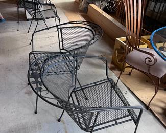 4 wrought iron chairs