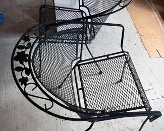 Wrought iron patio chairs