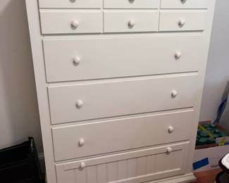 White finish dresser