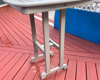 Polywood high top table