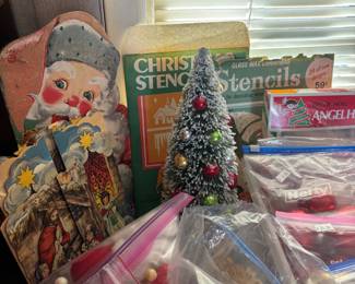 Vintage Christmas stencils and more