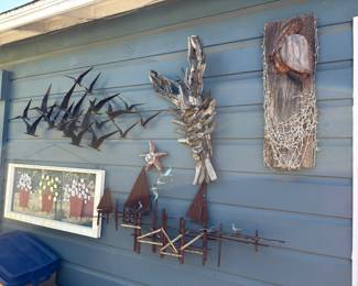 Outdoor wall art