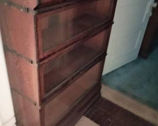 Barrister book case, three levels