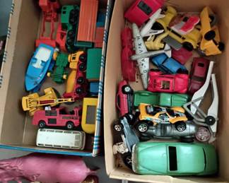 Tootsie toys, matchbox, hot wheels