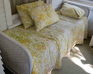 Unique wicker sleeper sofa